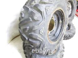 01 Polaris Sportsman 500 Front Rear Wheels Tires Rims 1520457-067 2002-2012