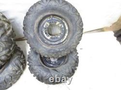 01 Polaris Sportsman 500 Front Rear Wheels Tires Rims 1520457-067 2002-2012