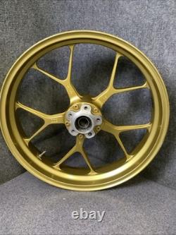 03 Kawasaki ZX9R PVM Forged Front Rear Wheel Rim Set Gold ZX-9R (R42)