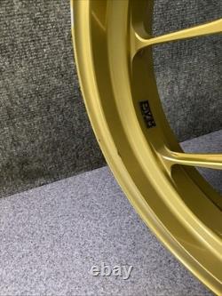 03 Kawasaki ZX9R PVM Forged Front Rear Wheel Rim Set Gold ZX-9R (R42)