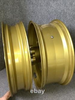 03 Kawasaki ZX9R PVM Forged Front Rear Wheel Rim Set Gold ZX-9R (R42)