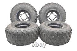 05 Kawasaki KFX400 Front & Rear Wheels Rims & Tires 22X7-10 4/144 20X10-9 4/110