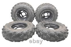 05 Kawasaki KFX400 Front & Rear Wheels Rims & Tires 22X7-10 4/144 20X10-9 4/110