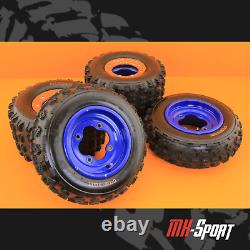 06-09 06 LTR450 LT-R450 Complete Front Rear Wheels Rims Wheel Tire Set Beadlock