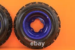 06-09 06 LTR450 LT-R450 Complete Front Rear Wheels Rims Wheel Tire Set Beadlock