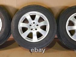 06-09 MERCEDES R350 R500 FRONT REAR WHEELS SET WithTIRES 17/7.5 ET56 2514011052