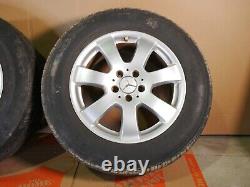 06-09 MERCEDES R350 R500 FRONT REAR WHEELS SET WithTIRES 17/7.5 ET56 2514011052