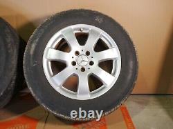 06-09 MERCEDES R350 R500 FRONT REAR WHEELS SET WithTIRES 17/7.5 ET56 2514011052