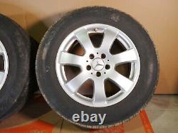 06-09 MERCEDES R350 R500 FRONT REAR WHEELS SET WithTIRES 17/7.5 ET56 2514011052