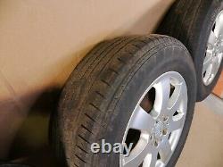 06-09 MERCEDES R350 R500 FRONT REAR WHEELS SET WithTIRES 17/7.5 ET56 2514011052