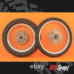 07-23 2007 CRF150RB CRF150 OEM Complete Big Wheel Set Front Rear Wheels Rim Hub