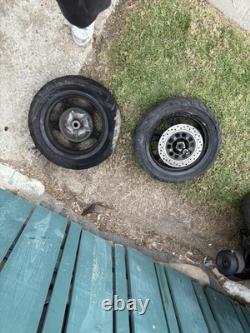 09-15 Yamaha Zuma 125 Yw125 Rear Wheel Back Rim