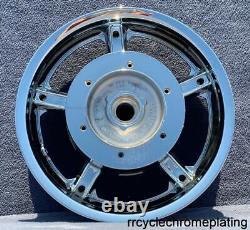 09-16 Chrome Honda Interstate Rim Wheels 17 Front 15 Rear VT1300 Exchange Progra