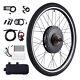 1000With1500W Electric Bicycle Front/Rear Wheel + Tire E-Bike Conversion Motor Kit