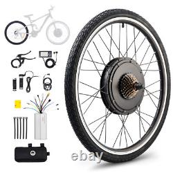 1000With1500W Electric Bicycle Front/Rear Wheel + Tire E-Bike Conversion Motor Kit