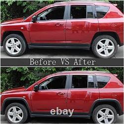 10Pcs/Set Front & Rear Wheels Fender Flares Cover Fit For 2011-2018 Jeep Compass
