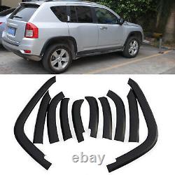 10Pcs/Set Front& Rear Wheels Fender Flares Cover for Jeep Compass 2011-2018