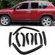 10Pcs/Set for Jeep Compass 2011-2018 Front & Rear Wheels Fender Flares Cover