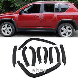 10Pcs/Set for Jeep Compass 2011-2018 Front & Rear Wheels Fender Flares Cover