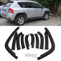 10Pcs/Set for Jeep Compass 2011-2018 Front & Rear Wheels Fender Flares Cover