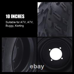 10 22x10-10 Front/Rear Tire Wheel Rim For ATV Quad Go Kart 250cc 200cc Off Road