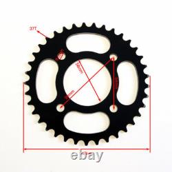 10 2.50-10 Front+Rear Wheel Rim Tire Completed Assembly with 420 chain For Bike