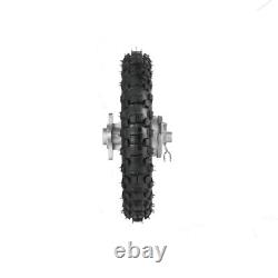 10 2.50-10 Front+Rear Wheel Rim Tire Completed Assembly with 420 chain For Bike