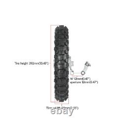 10 2.50-10 Front+Rear Wheel Rim Tire Completed Assembly with 420 chain For Bike