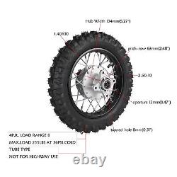 10 Front Rear Wheels 2.50-10 Tire Rim Swing Arm Kit Drum Brake For Honda CRF50