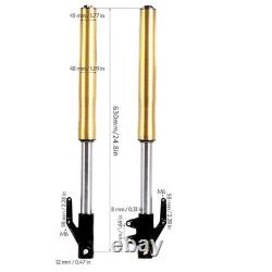 10 Front Rear Wheels 630mm Forks Shock 45/48mm Disc Brake CRF50 MX650 Dirt Bike
