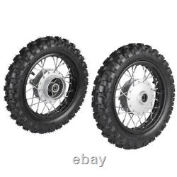 10 Rear + Front 2.50-10 Tire Rim Wheel Set Dirt bike SSR CRF50 TTR50 XR 50cc 70