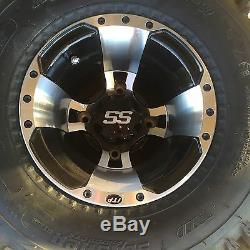 10 YAMAHA RAPTOR 660R 700 MACHINED ITP SS112 Rims & Slasher Tires Wheels kit