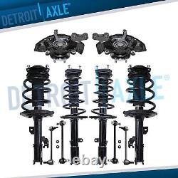 10pc Front Rear Steering Knuckles Hubs Struts Sway Bars Kit for Toyota Avalon