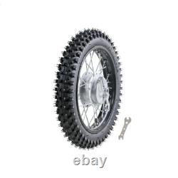 12''+10'' Front Rear Wheel Tire Rim Drum Brake Sprocket for KLX110 Kawasaki Bike