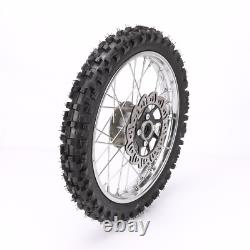 12mm 60/100-14 80/100-12 Front Rear Wheel Tire Rim for Pit Bike Apollo CRF110