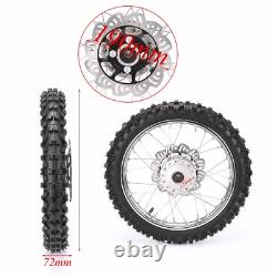12mm 60/100-14 80/100-12 Front Rear Wheel Tire Rim for Pit Bike Apollo CRF110