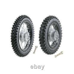 12mm 80/100-10 60/100-12 Tire Rim Wheel Front Rear 14 12 Dirt Bike for KLX110