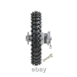 12mm Rear Wheel 80/100-10 3.00-10 Tire Rim Drum Brake PIT Bike 50cc 70 110cc