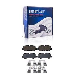 12pc Front & Rear Rotors Brake Pads Wheel Hub Bearings for LR3 Range Rover Sport