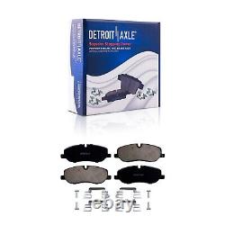 12pc Front & Rear Rotors Brake Pads Wheel Hub Bearings for LR3 Range Rover Sport
