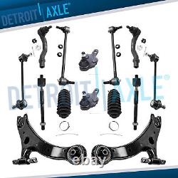 14PC Front Lower Control Arms Sus Kit for 2001 2002 2003 Toyota Highlander FWD