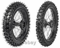 14 12 Rear 80/100-12 Front 60/100-14 Tire Tube Rim Wheel Pit Bike SSR110 125cc