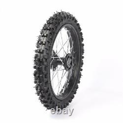 14 /12 Wheel Front 60/100-14 Rear 80/100-12 Tire Rim Pit Bike SSR 70CC-125CC