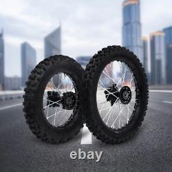 14 / 12 Wheels Front 60/100-14 Rear 80/100-12 Tire Rim For Dirt Bike/Pit Bike