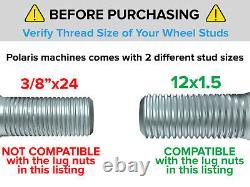 14 RockTrix RT102 ATV UTV Wheels 14x7, 4x156, 4+3 offset, Includes 12x1.5 Nuts