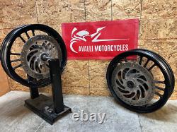 15 16 17 18 19 20 21 22 Indian Scout Bobber Front & Rear Wheels Wheel Rim Rims