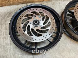 15 16 17 18 19 20 21 22 Indian Scout Bobber Front & Rear Wheels Wheel Rim Rims