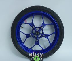 15-18 YAMAHA YZF R3 FRONT WHEEL BACK TIRE Small bend Repairable 284250 OEM