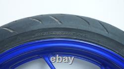 15-18 YAMAHA YZF R3 FRONT WHEEL BACK TIRE Small bend Repairable 284250 OEM