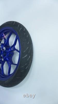 15-18 YAMAHA YZF R3 FRONT WHEEL BACK TIRE Small bend Repairable 284250 OEM